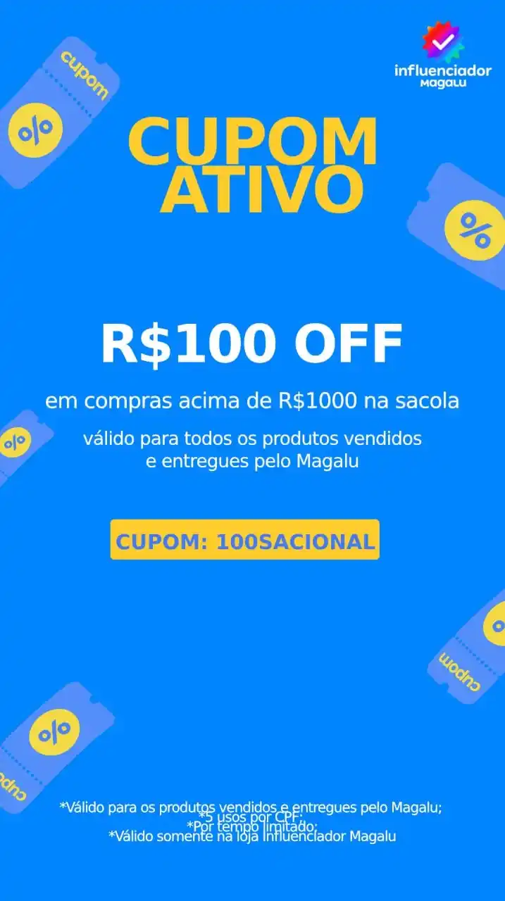 Image from Promodescontos (canal): 🚨🚀Esqueça o azar da Sexta-feira 13! A sorte grande do dia é o seu cu...