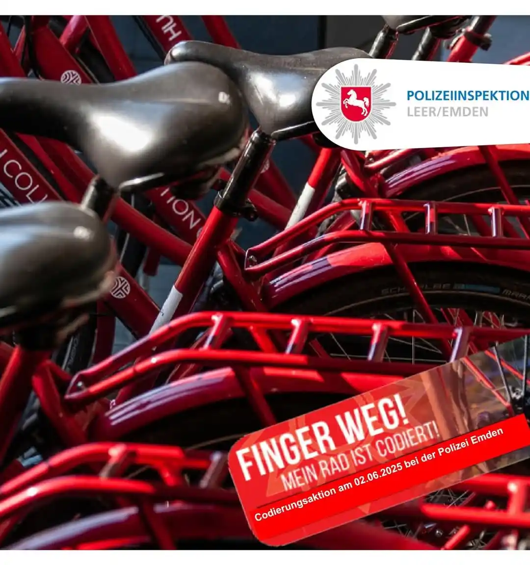 Image from Polizei Leer / Emden: 🚲 Fahrradcodierung bei der Polizei in Emden 🚲 Am Montag, den 02.06....