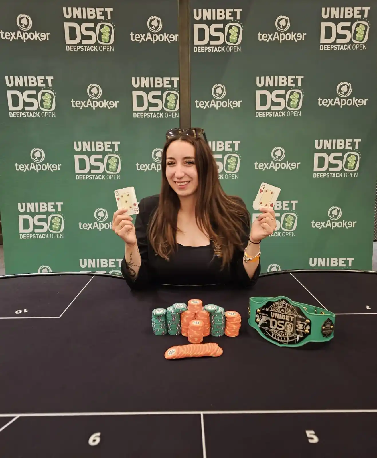 Image from Texapoker : 😍 Félicitations à notre Queen's Squad Coralie Sferrazza, vainqueur du...