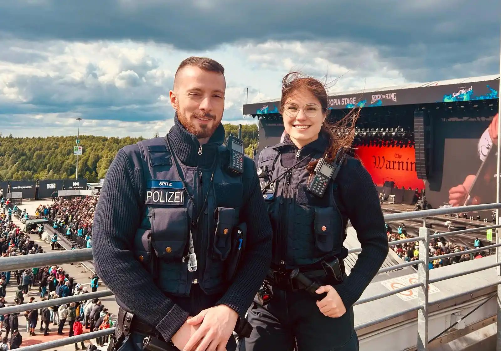 Image from Polizeipräsidium Koblenz : 👏 🧑🎓Für *Stefanie und Marian* war Rock am Ring ein besonderes Erei...