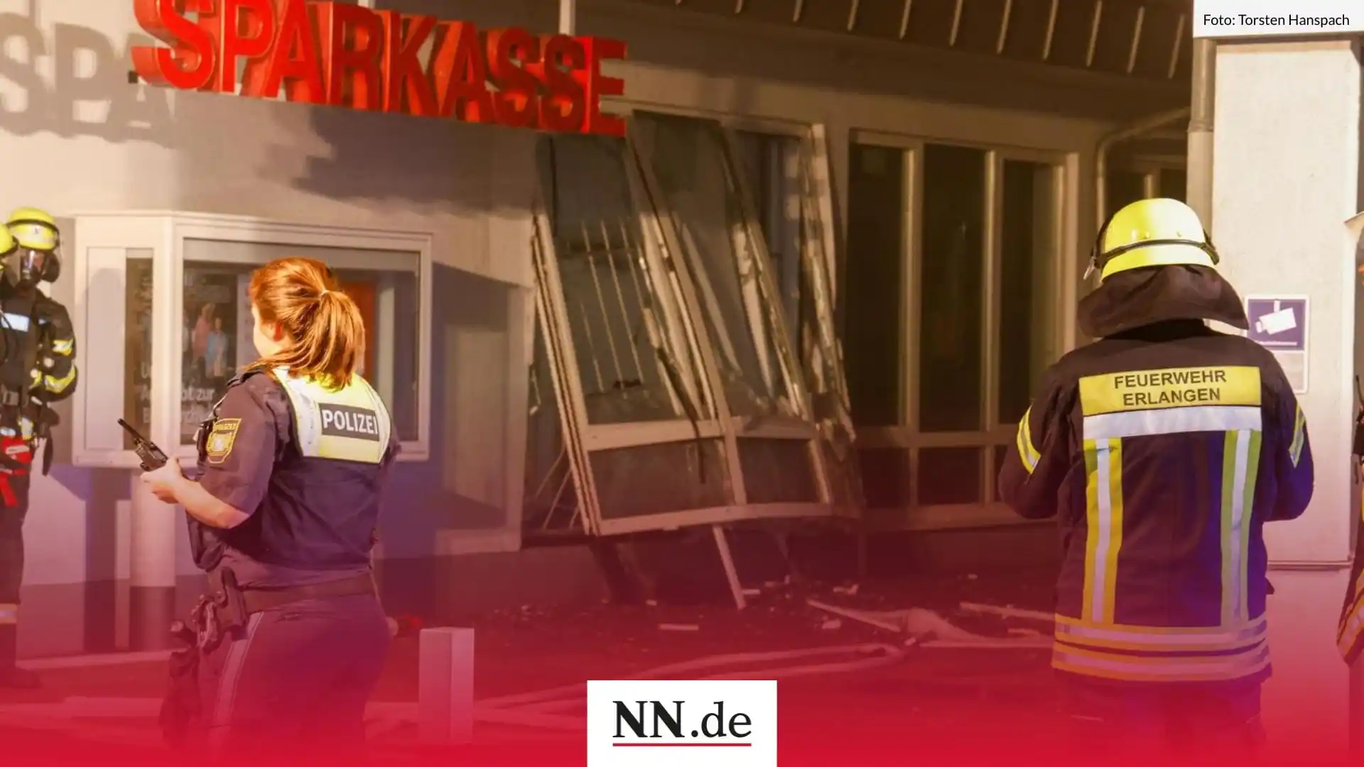 Image from NN.de: 🔴 Gleich zwei Geldautomaten in Erlangen gesprengt: Täter auf der Fluc...