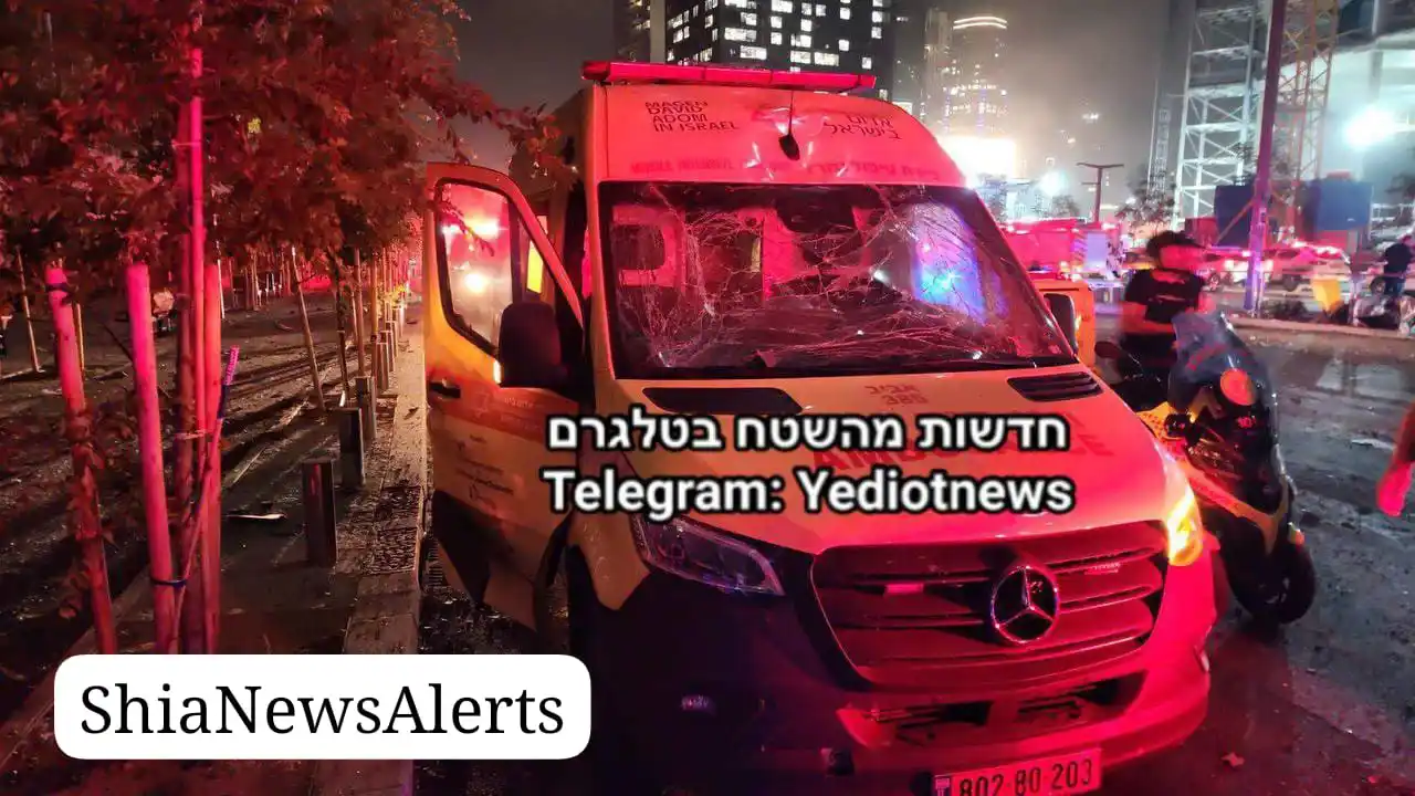 Image from SHIA NEWS ALERTS: *جو اس... ئیل غ۔۔۔ ز ا میں ایمبولینس اور طبی عملہ کو نشانہ بناتا تھا* ...