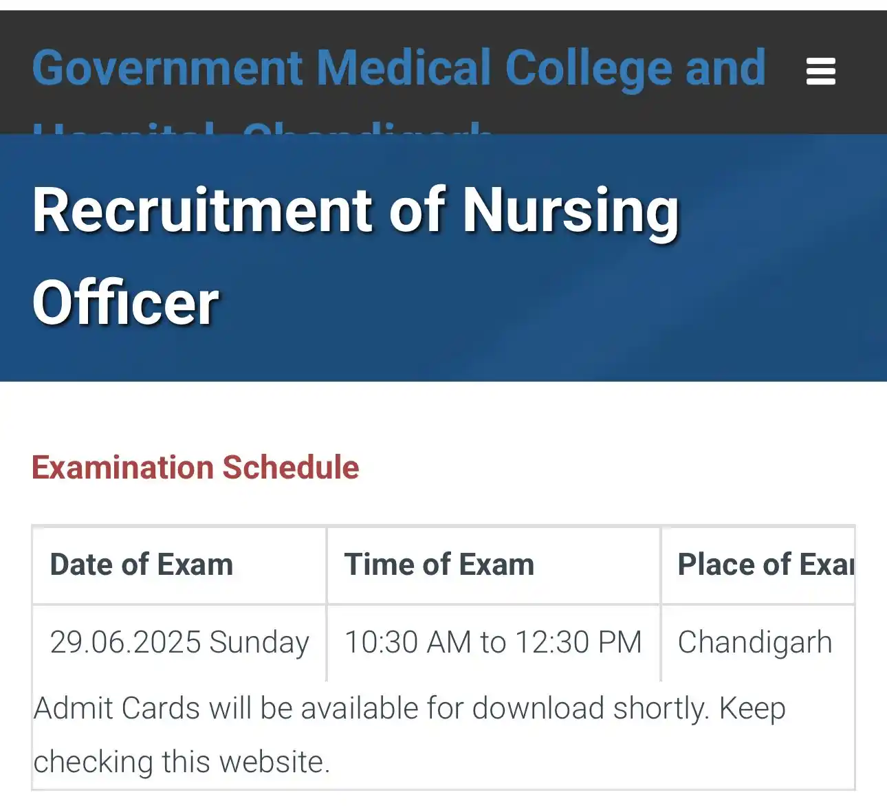 Image from Study With देव: *📢 Important Exam Update for Nursing Officer Aspirants* *📍Recruitme...