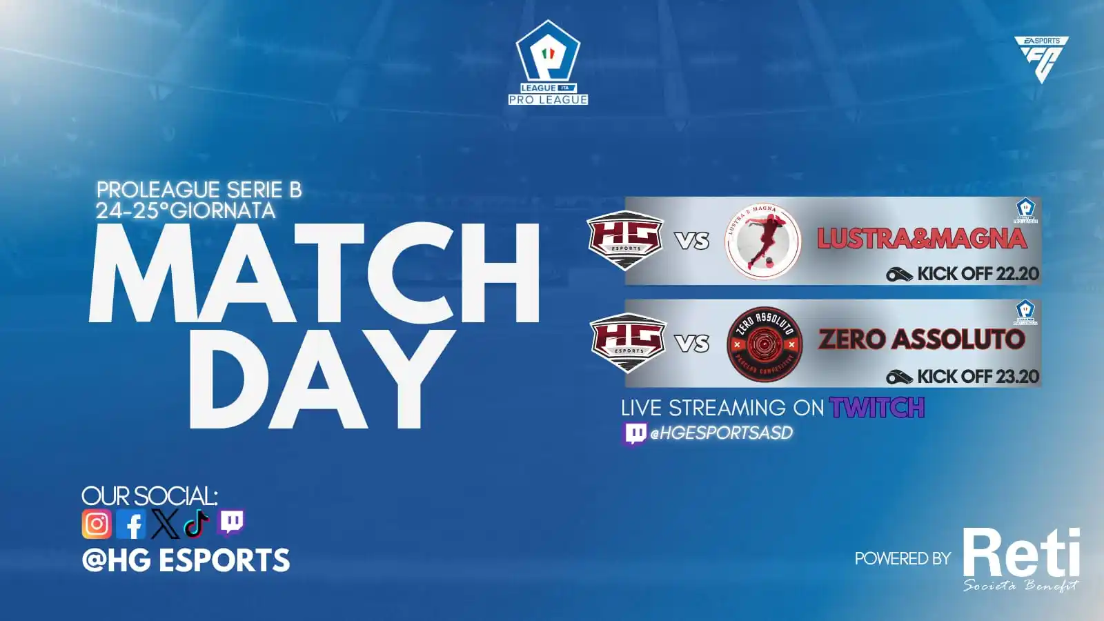 Image from HG Esports: ⚽️🔥🇮🇹 Due Match importantissimi per <a class="text-blue-500 hover:u...