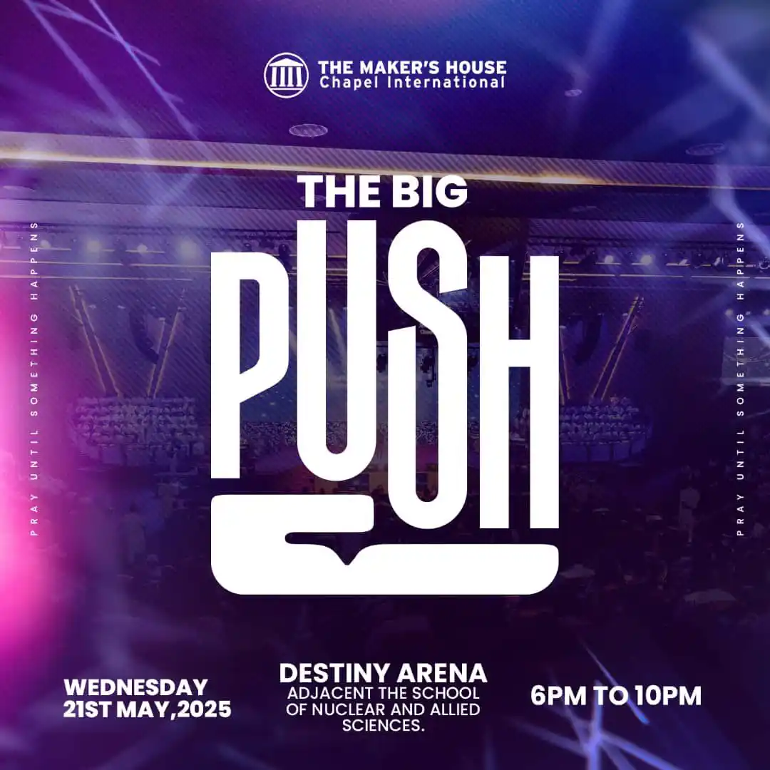 Image from Winsoul Intercessors Global Outreach(WiGo): Join us this Wednesday, 21st May for The Big Push, the divine momentum...