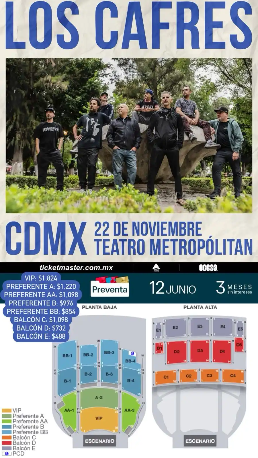 Image from Ailoviutl : 🎙️ LOS CAFRES 🎙️ 🗓️ 22 de Noviembre del 2025 🗓️ 🏟️ Teatro Metropó...