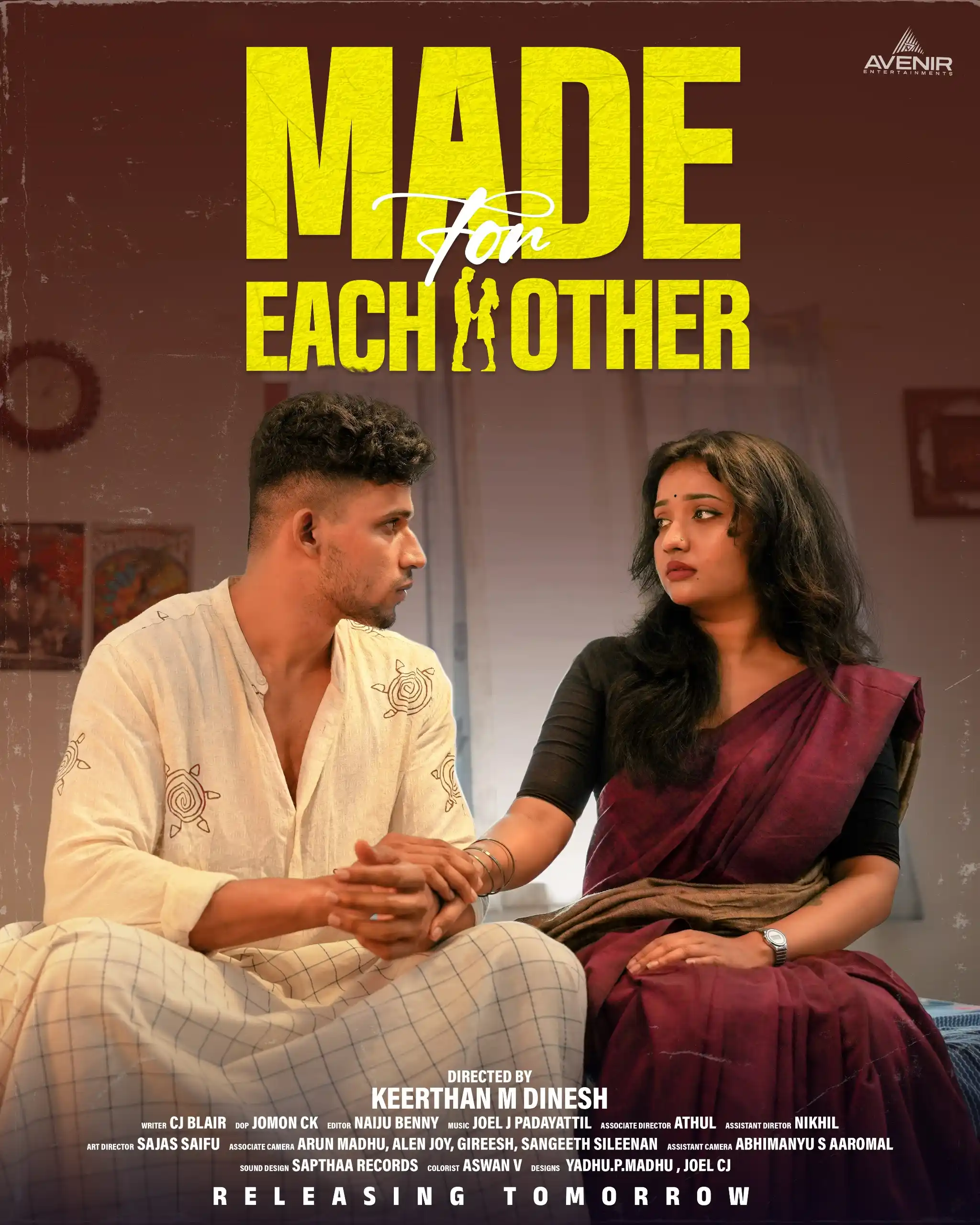 Image from Avenirtek Digital Private Limited: Made for each other - Releasing Tomorrow ❤️ Direction : Keerthan M D...