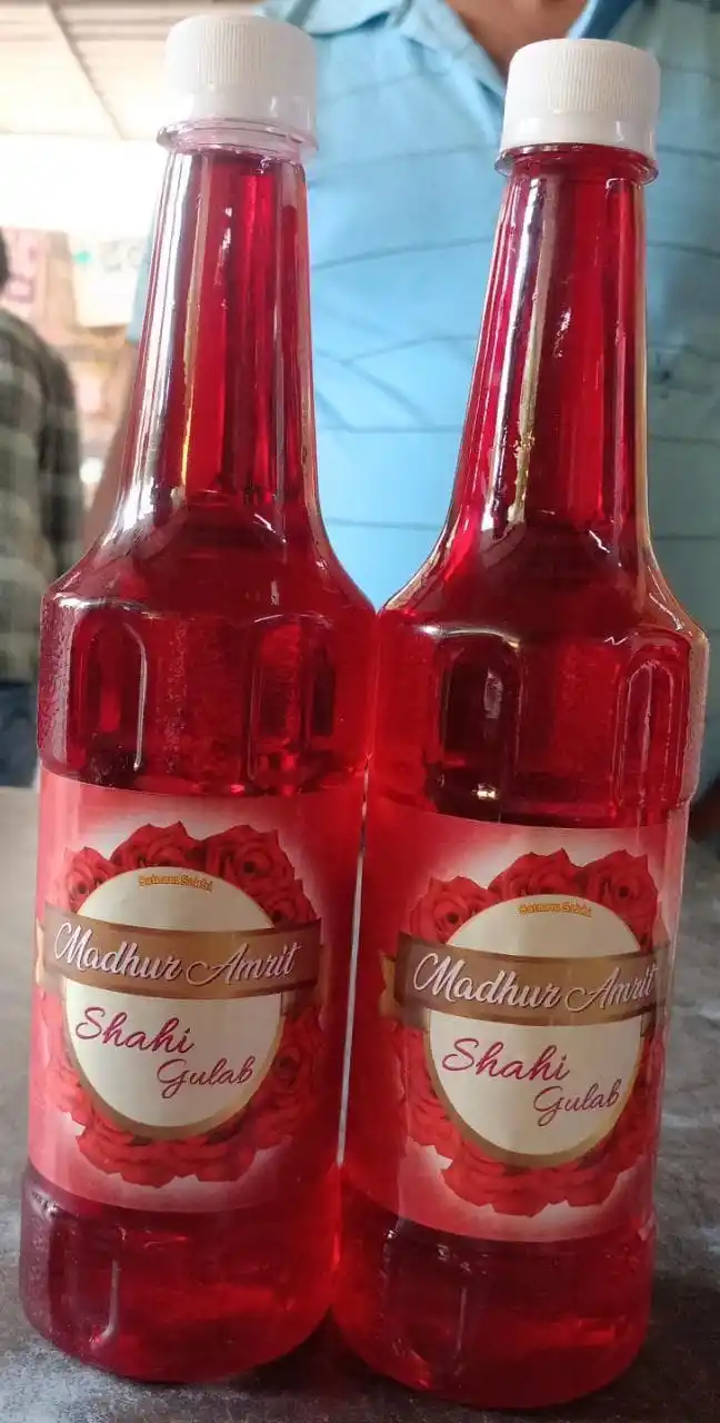 Image from Shopmazza: Madhur amrit Shahi gulaab 700ML ₹125 (MRP ₹250)...