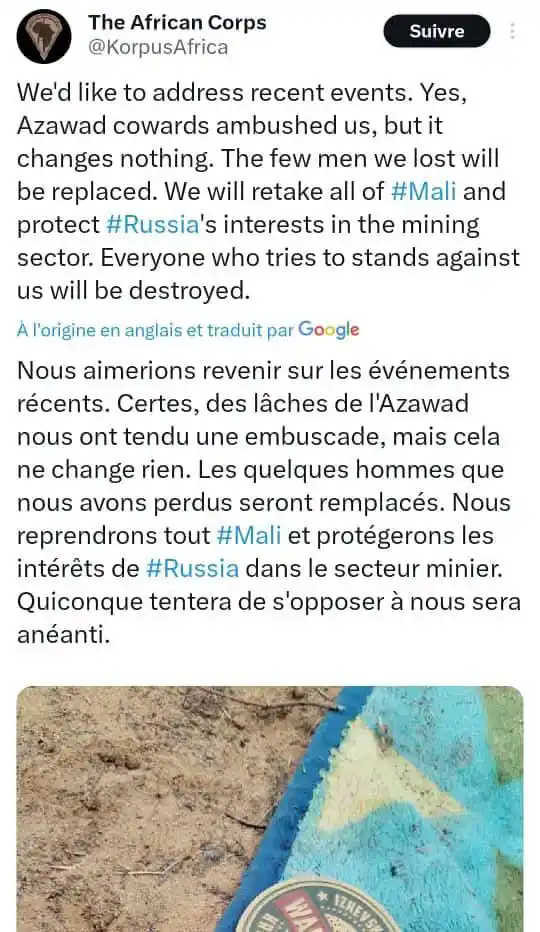 Image from Le Méhari Post de Mohamed AG Ahmedou du MTRM: <a class="text-blue-500 hover:underline cursor-pointer" href="/hashtag...