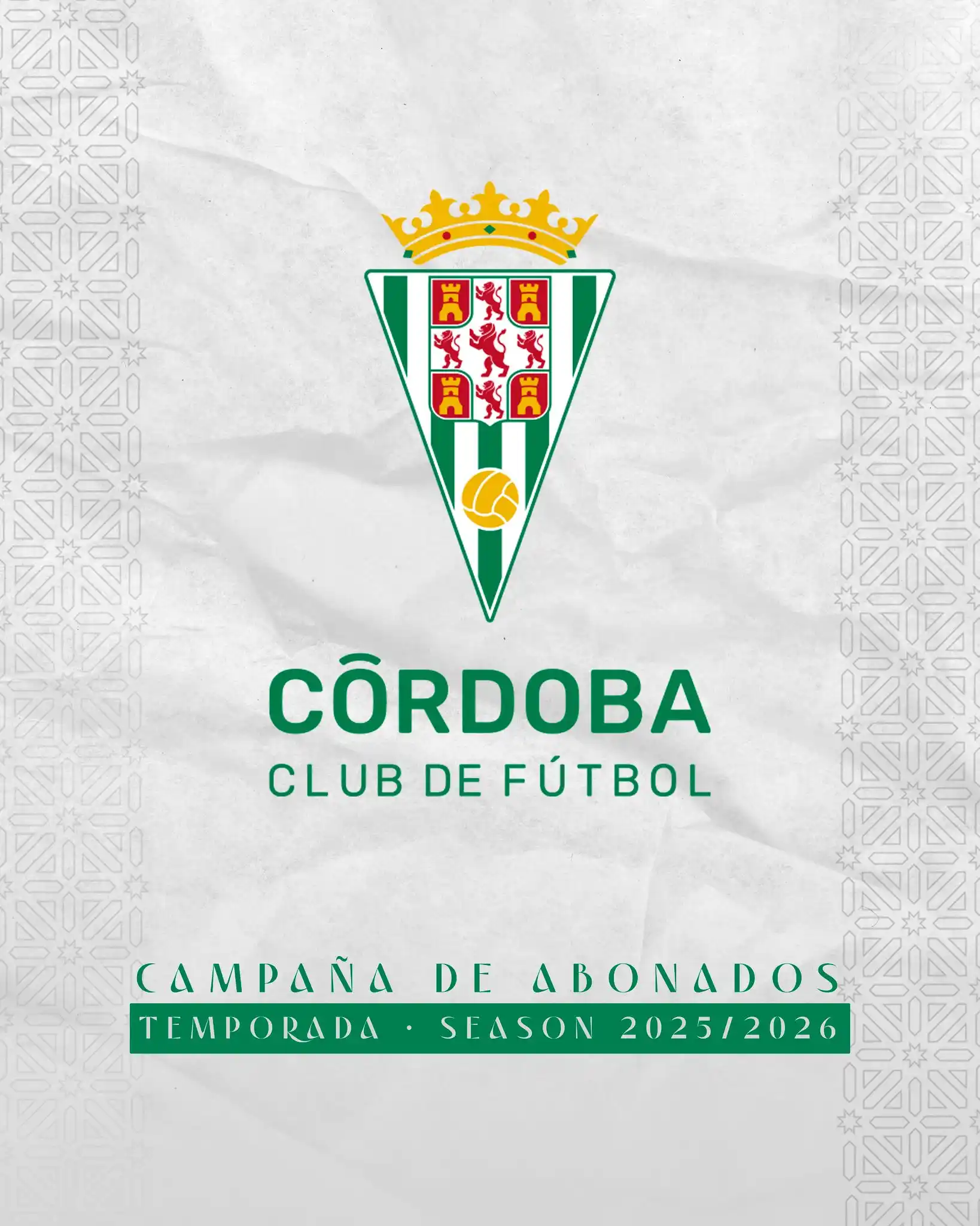 Image from Córdoba CF: 📢 Mañana, a las 12:00 horas, en la sala de prensa del estadio, presen...
