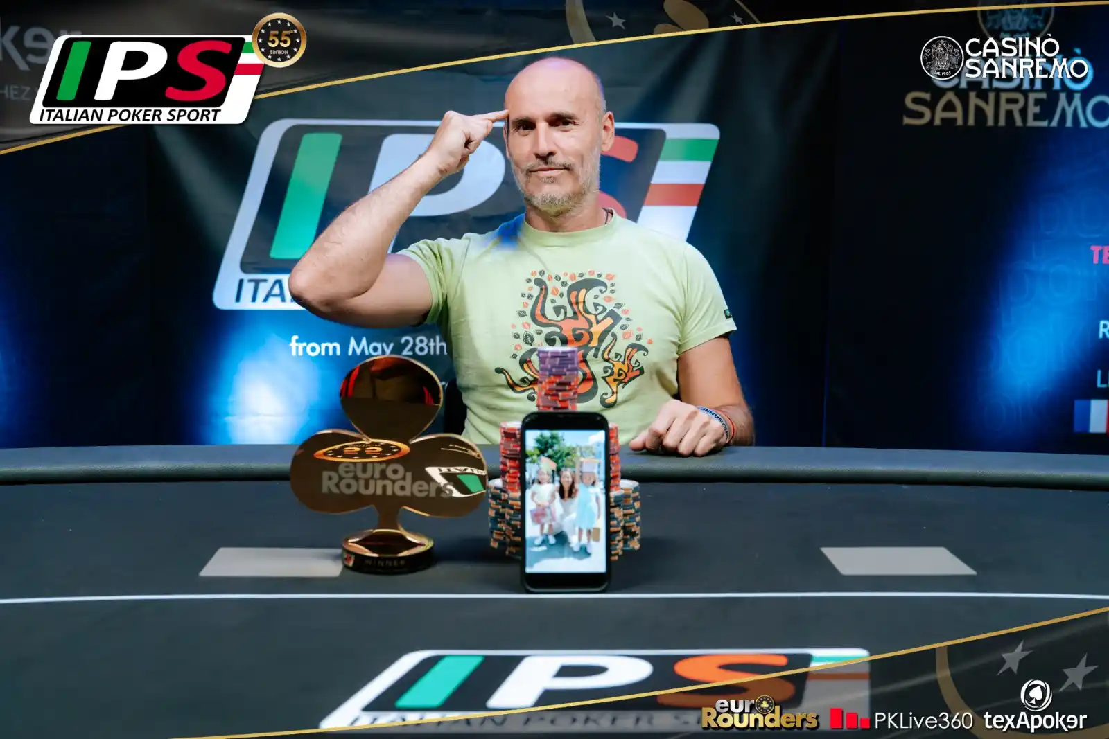 Image from Texapoker : 🥳 Mario Perati, maître en sa demeure ! Le vainqueur du Main Event WSO...