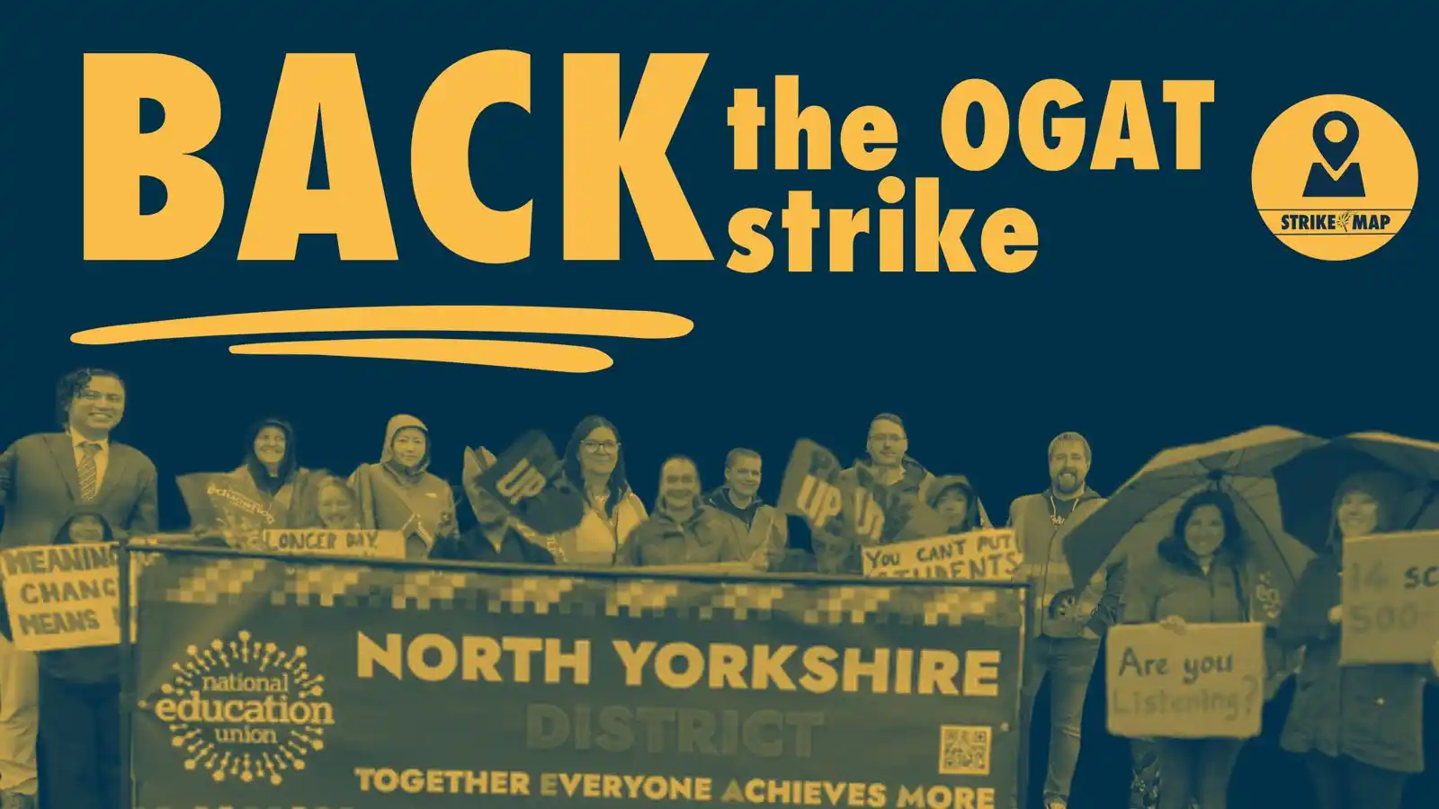 Image from Strike Map: *NEW ACTION* ✊ Back the NEU and NASUWT strikers across OGAT schools....