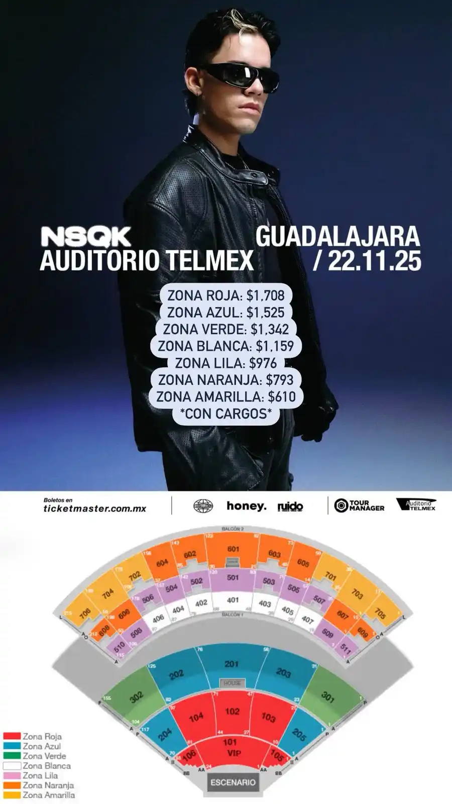 Image from Ailoviutl : 🔥 NSQK 🔥 🗓️ 22 de Noviembre del 2025 🗓️ 🏟️ Auditorio Telmex 🏟️ �...