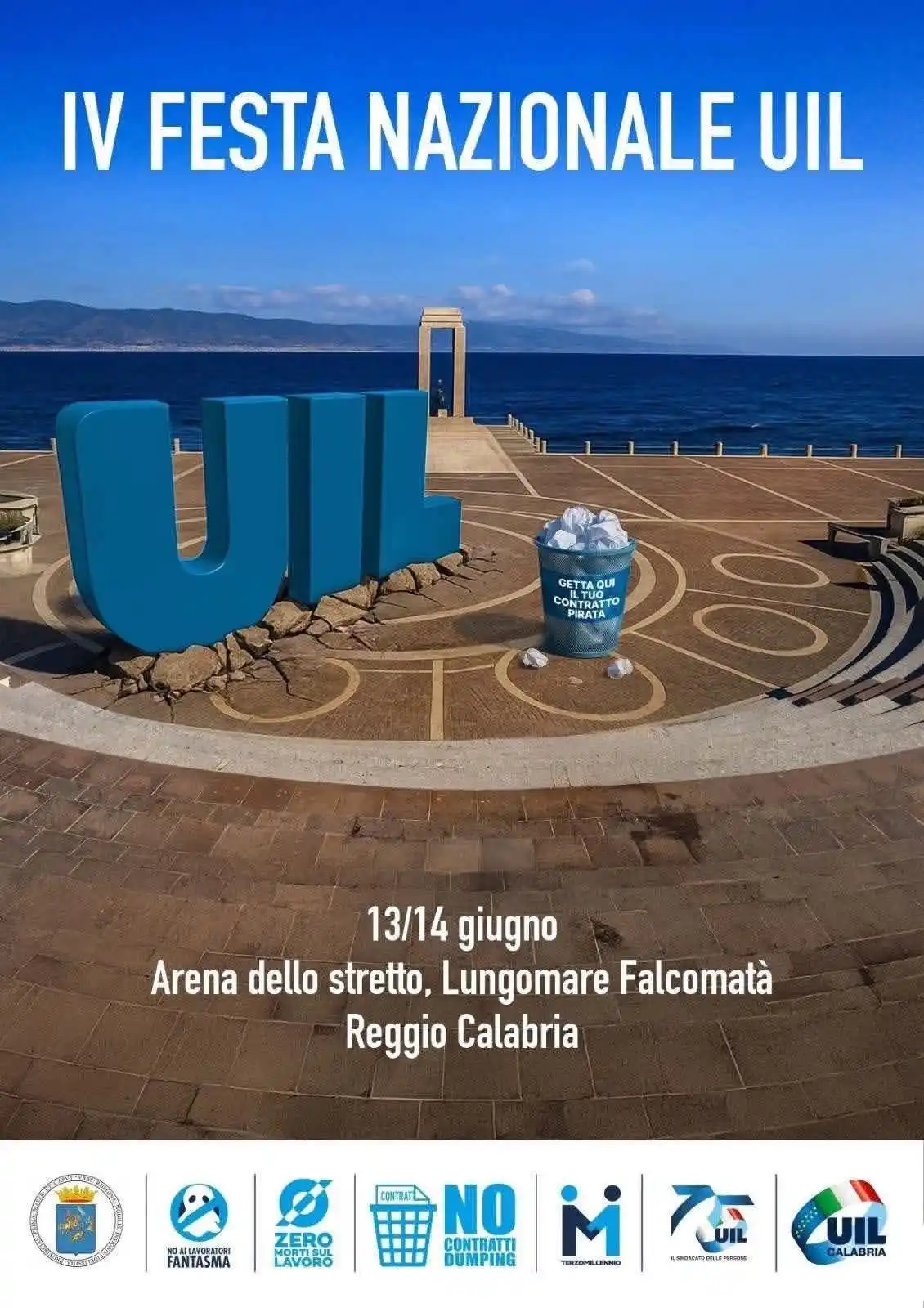 Image from FEDERAZIONE UIL SCUOLA RUA REGGIO CALABRIA: 🎉🔵Oggi inizia la IV Festa della UIL! Ti aspettiamo dalle ore 17 all’...