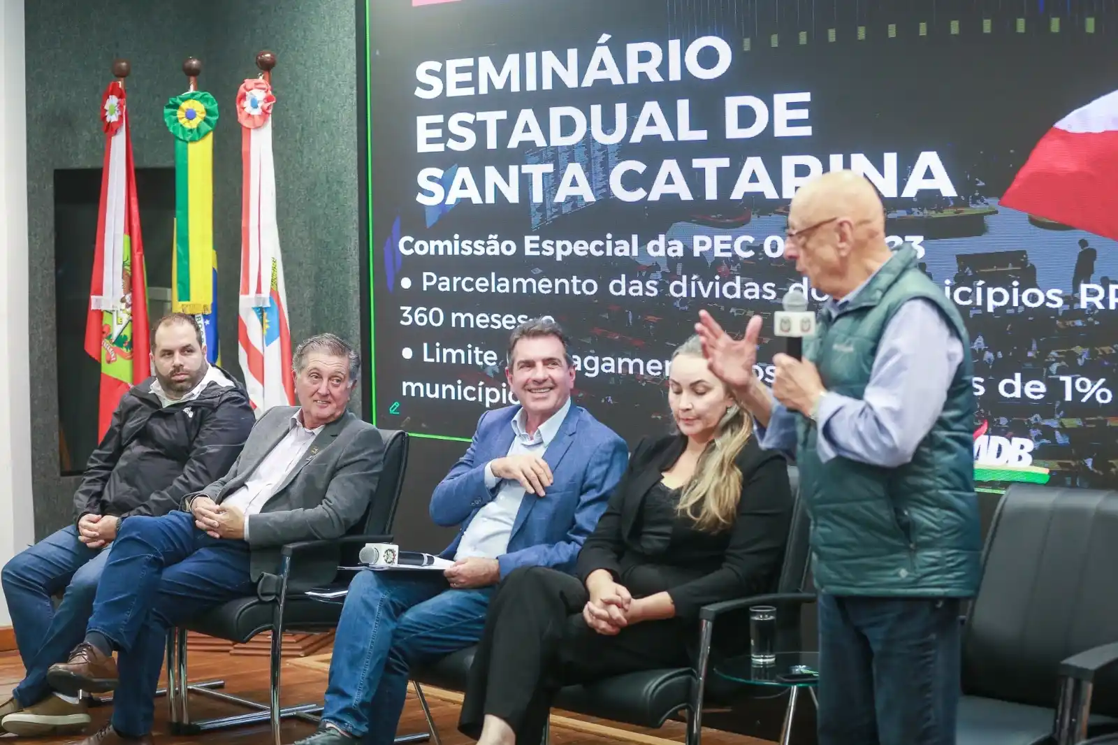 Image from CNM - Confederação Nacional de Municípios: *PEC 66: seminários reforçam compromisso municipalista* Lideranças mu...