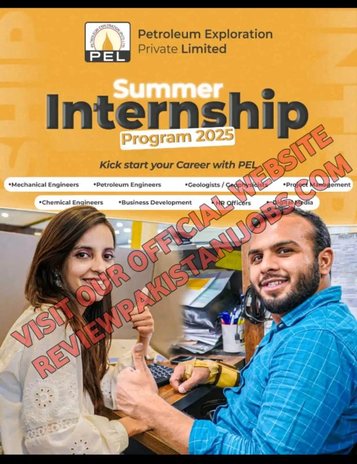 Image from Review Pakistani Jobs: PEL Summer Internship Program 2025 – Apply Now! 🌐 Petroleum Explorati...
