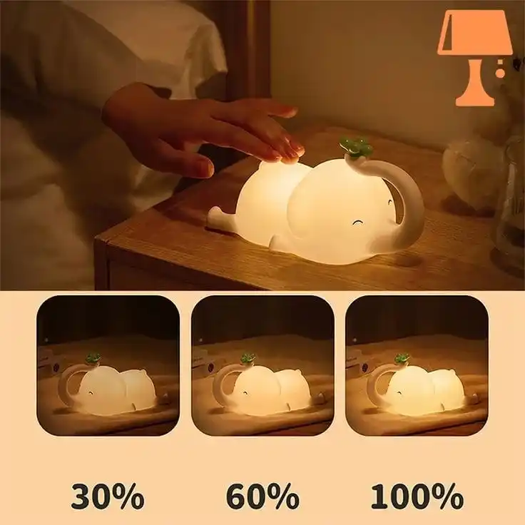 Image from Shopmazza: PRICE DROP Silicon sleep elephant lamp ₹385...