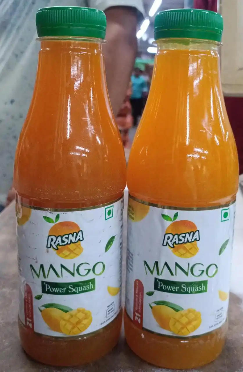 Image from Shopmazza: Rasna mango power squash 600ML ₹110 (MRP ₹220)...