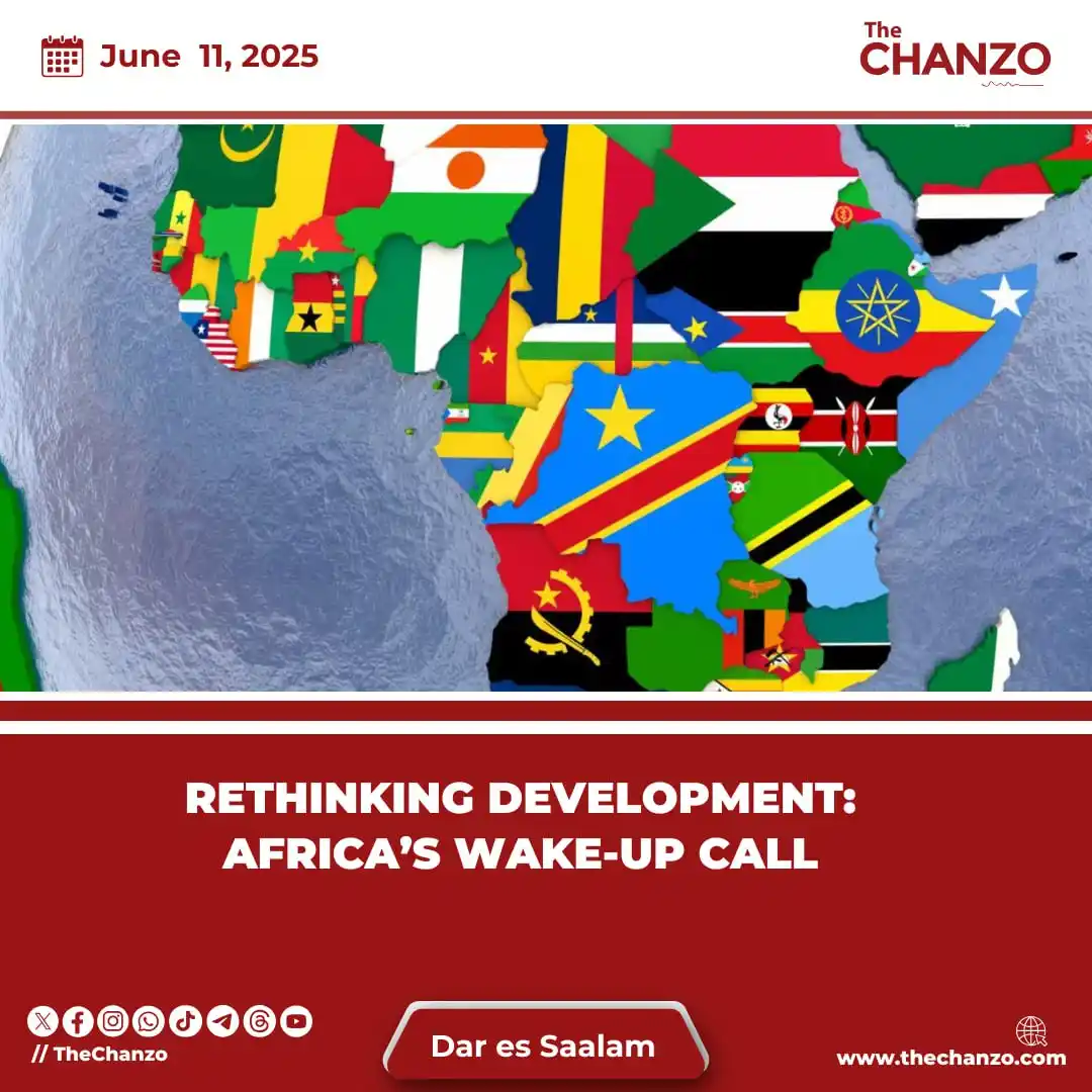Image from TheChanzo: *Rethinking Development: Africa’s Wake-Up Call* *By Katleho Mositoa...