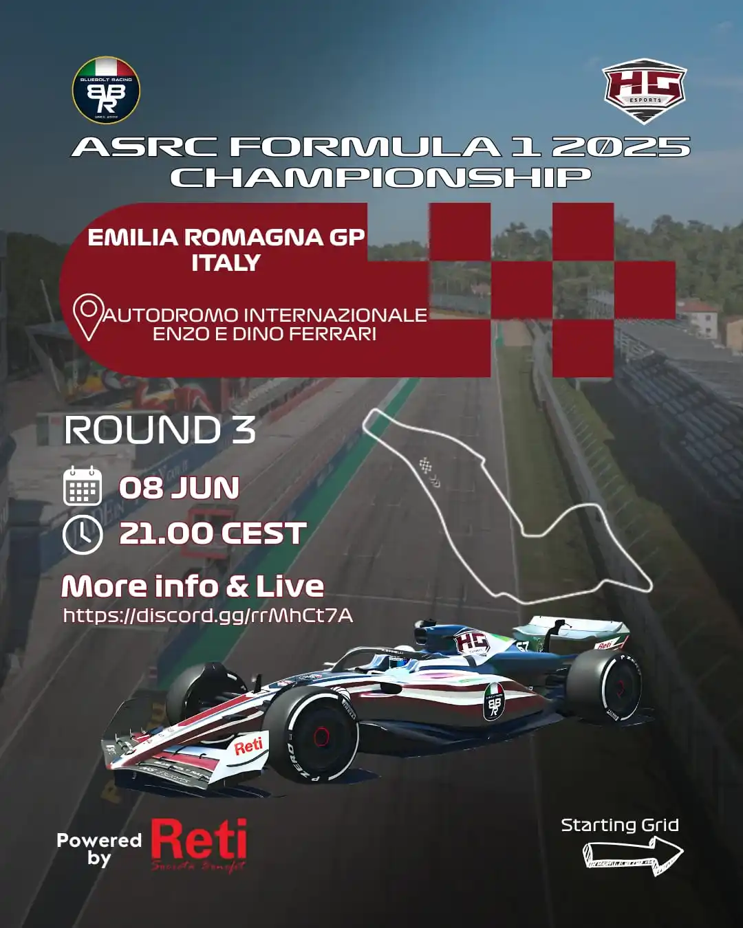 Image from HG Esports: 🏁 Round 3 dell'ASRC Formula 1 2025 Championship con il Team <a class=...