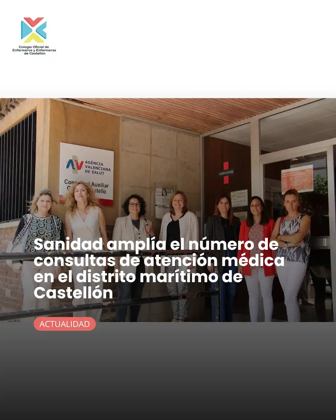 Image from Colegio Oficial de Enfermeros y Enfermeras de Castellón: 🩺Sanidad amplía el número de consultas de atención médica en el distr...