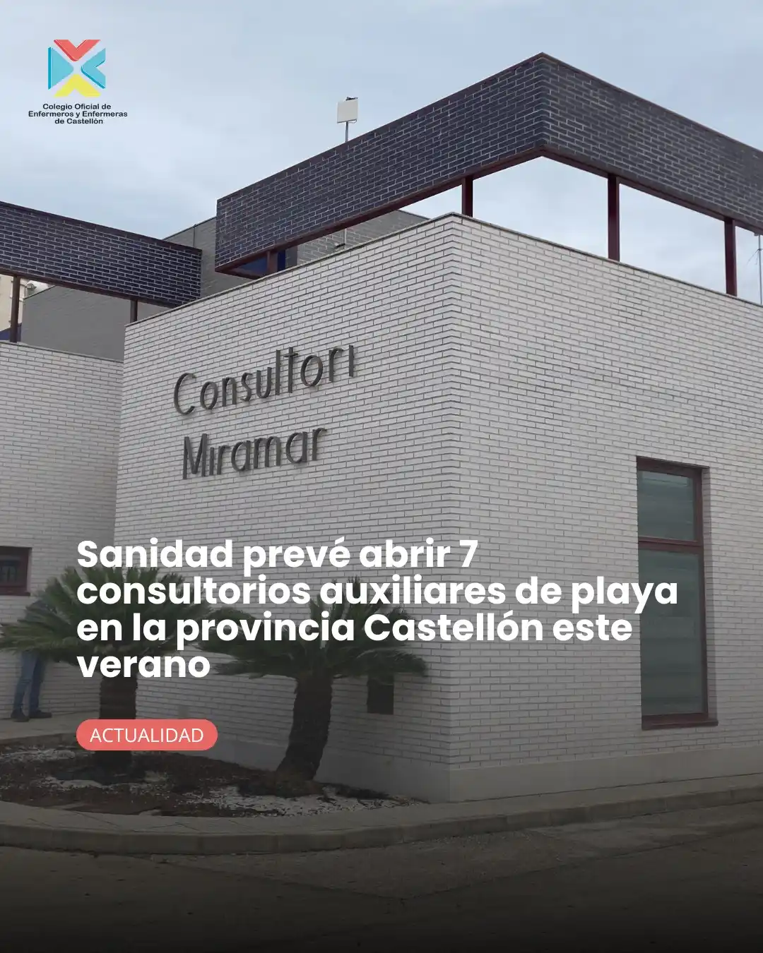 Image from Colegio Oficial de Enfermeros y Enfermeras de Castellón: 🏖Sanidad prevé abrir 7 consultorios auxiliares de playa en la provinc...