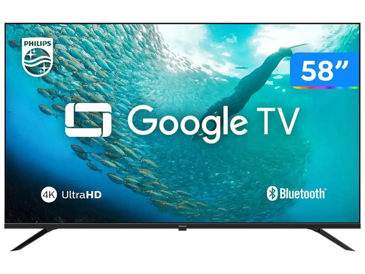 Image from UAI QUE PROMO 📢🎟️: São 58 polegadas!! ‼️ Smart TV 58" 4K UHD D-LED Philips Série 7019 58...