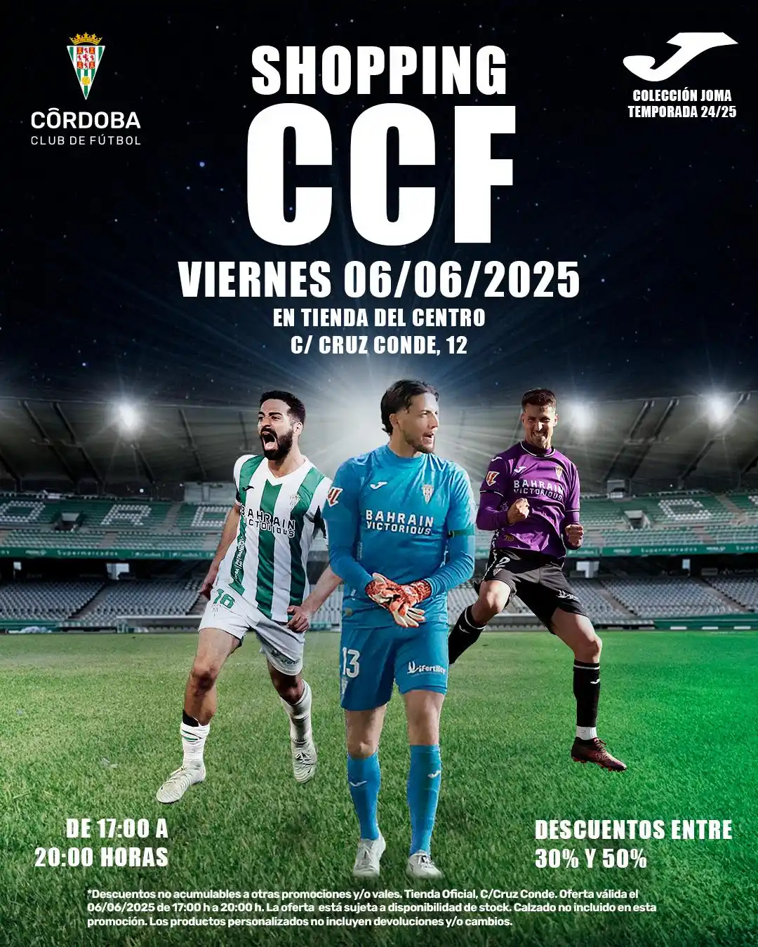 Image from Córdoba CF: 🛍️𝗦𝗛𝗢𝗣𝗣𝗜𝗡𝗚ℂℂ𝔽 💚 📅 Mañana viernes llega la <a class="text-...