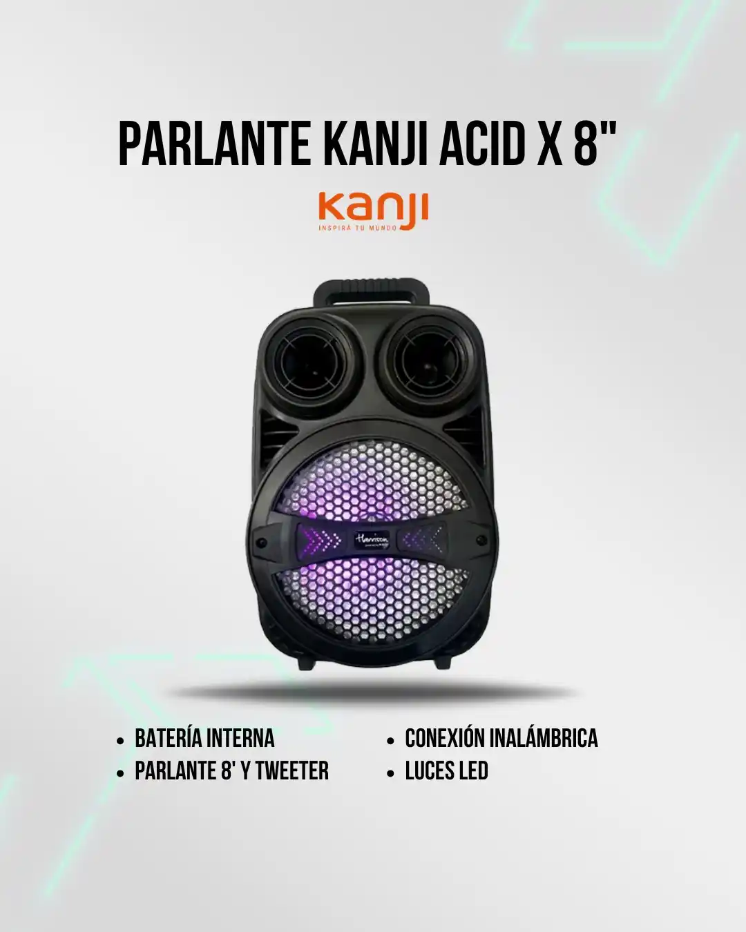 Image from Attain (Mayorista): 🔊 *¡Sonido envolvente, luces LED y total libertad para animar cualqui...