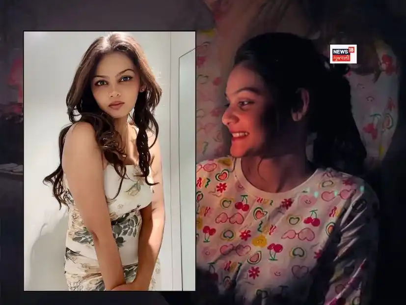 Image from News18 Gujarati: *સુરત મોડલ કેસમાં મોટો ખુલાસો! અંજલિએ આપઘાતની ગોઝારી રાતે અઢી કલાકમાં ...