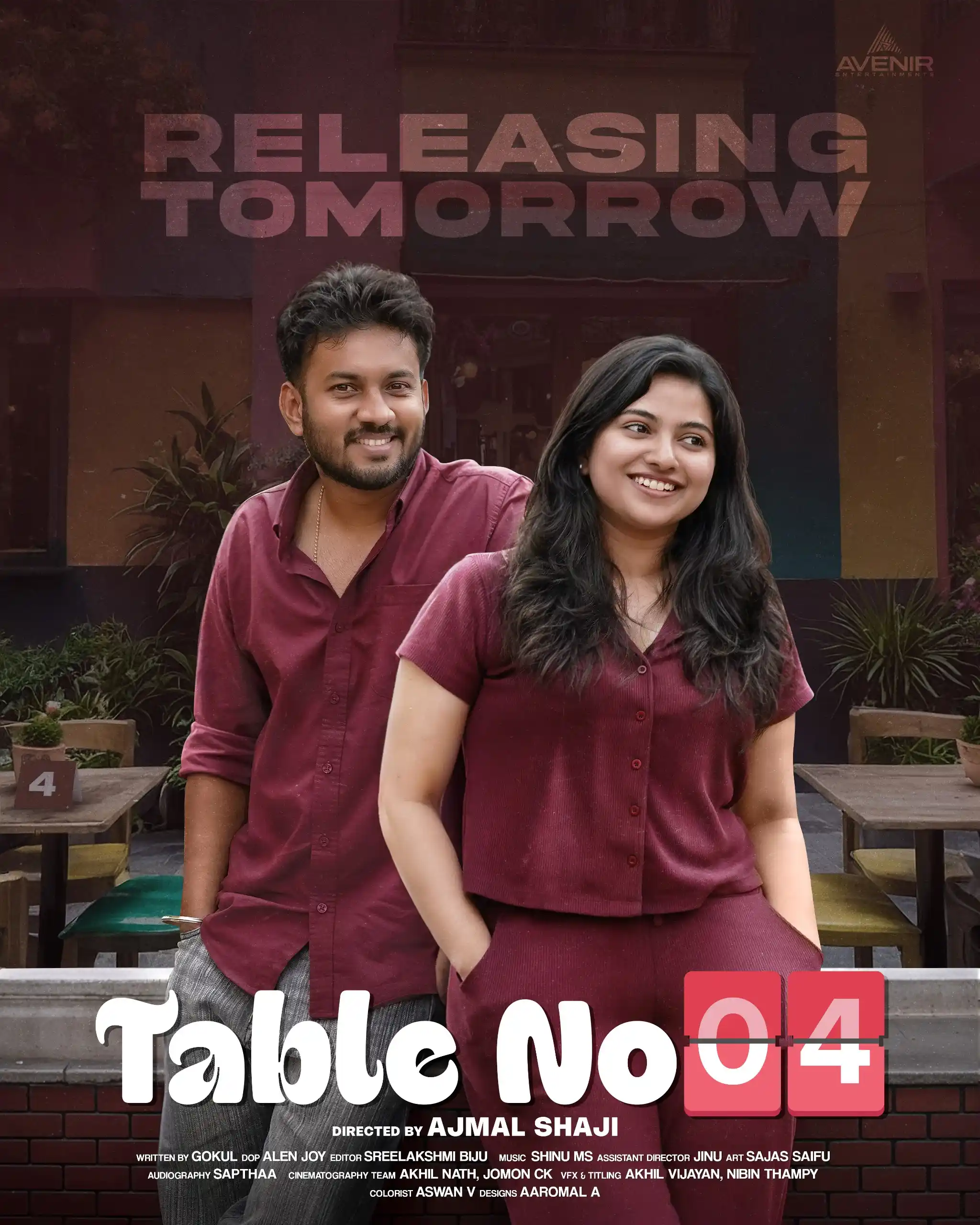 Image from Avenirtek Digital Private Limited: Table No. 04 - Releasing Tomorrow ❤️ Directed By: Ajmal Shaji @ajm...
