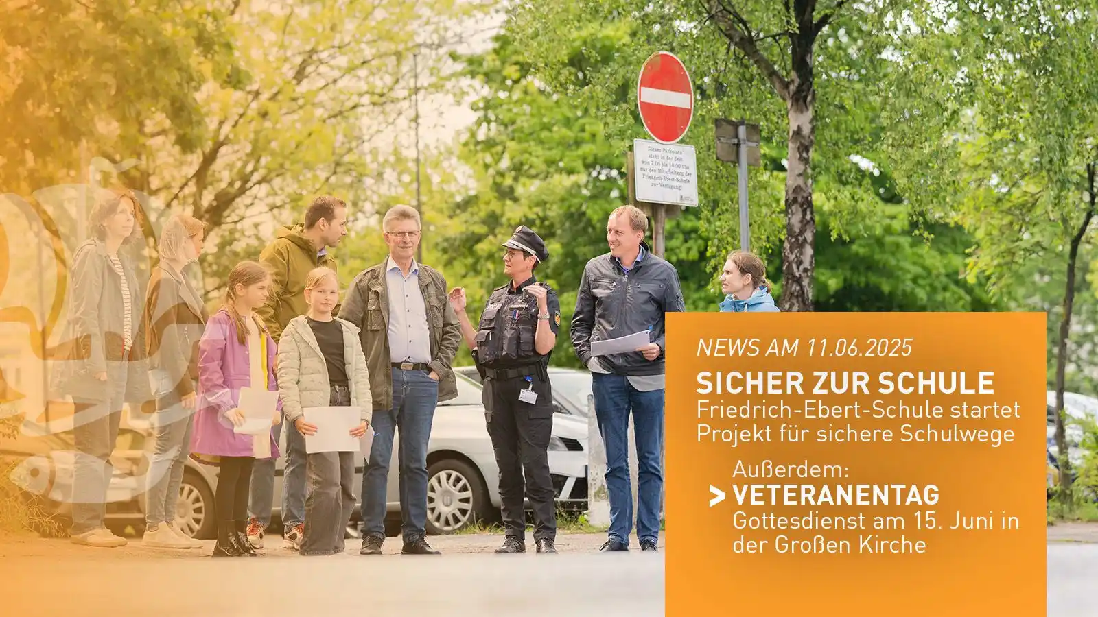 Image from Stadt Bremerhaven: Tachchen zusammen 👋 👣 An der Friedrich-Ebert-Schule in Leherheide h...