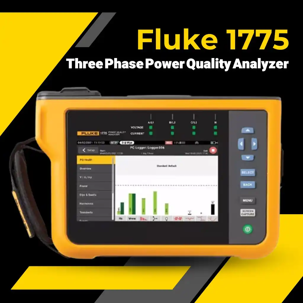 Image from Mohammad Mahdi Electronics: 🔎 The Fluke 1775 Three-Phase Power Quality Analyzer offers advanced p...