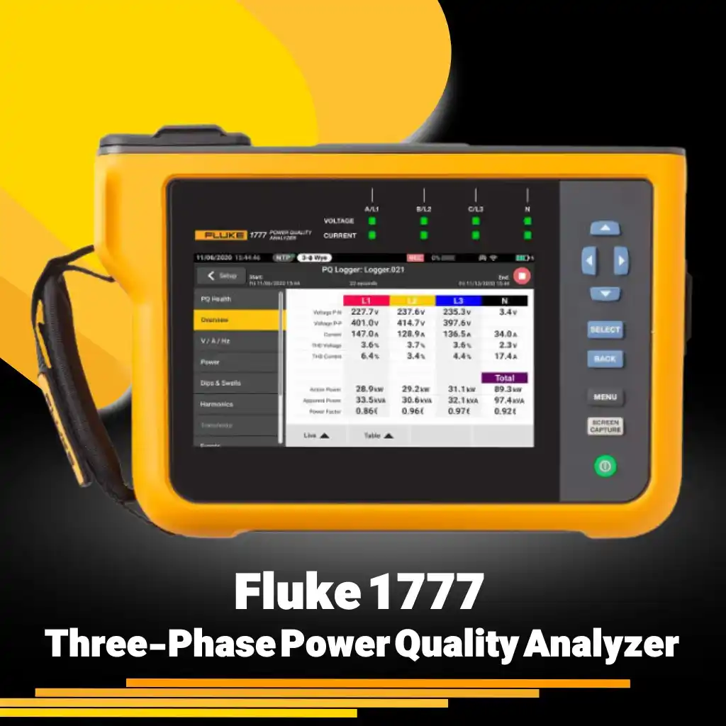 Image from Mohammad Mahdi Electronics: 🔎 The Fluke 1777 Three-Phase Power Quality Analyzer delivers fast, re...