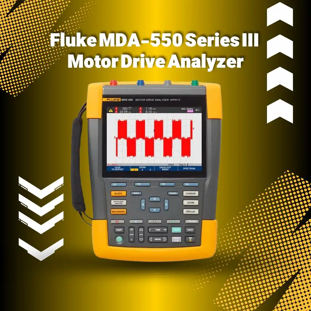 Image from Mohammad Mahdi Electronics: 🔎 The Fluke MDA-550 Series III Motor Drive Analyzer is your all-in-on...