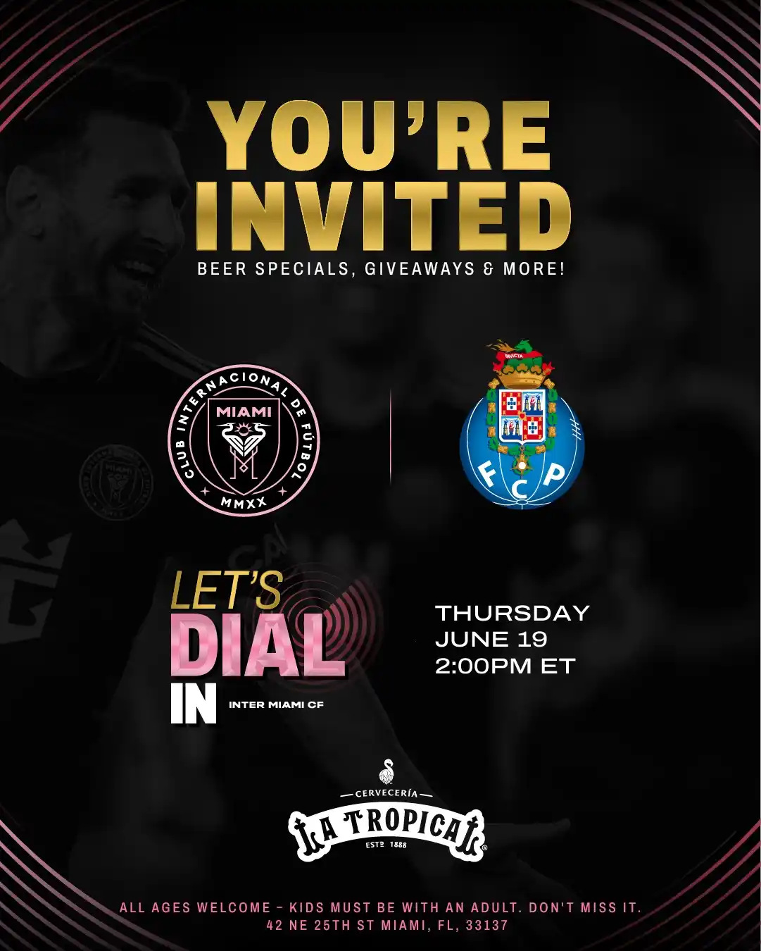 Image from Inter Miami CF Official: The stage is set. You’re invited. Join us for an exclusive FIFA Club W...