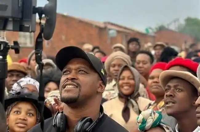 Image from Makoya Entertainment: This man, MandlaN's Black Brain Pictures is responsible for production...