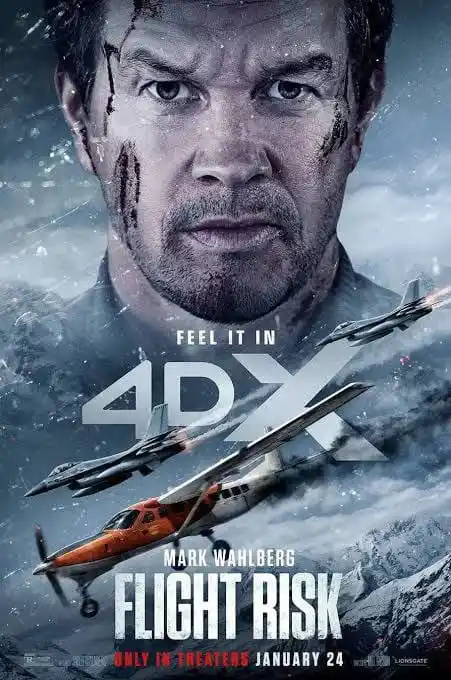 Image from VK CineMa Official ⭐: 🎥 Title : Flight Risk 2025 💽 Quality : BluRay 🔉 Audio :- Hindi 💽 Q...