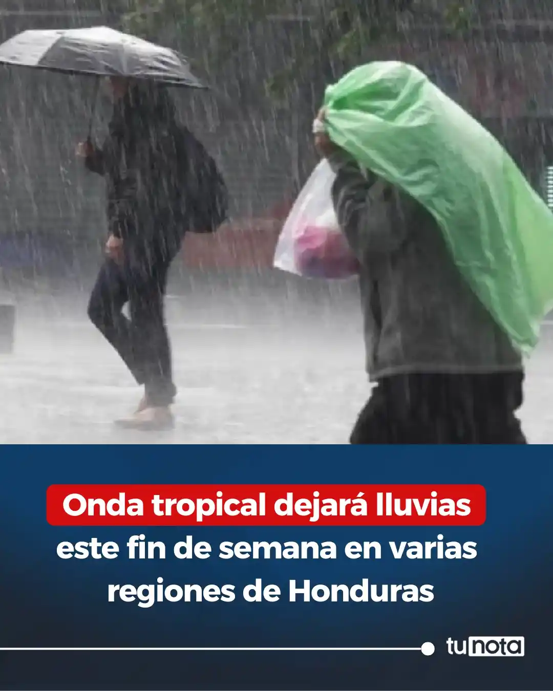 Image from tunota: ⛈️¡Tome nota! Una onda tropical ingresará a Honduras este, anunció Cen...