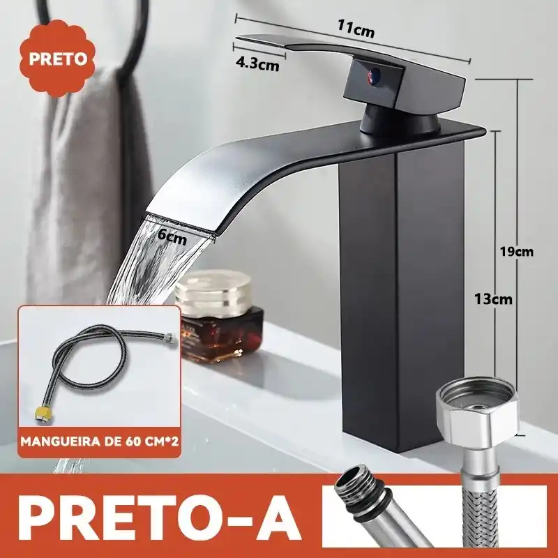 Image from Promodescontos (canal): 🛍️Torneira de lavatório de aço inoxidável de alta qualidade Torneira ...