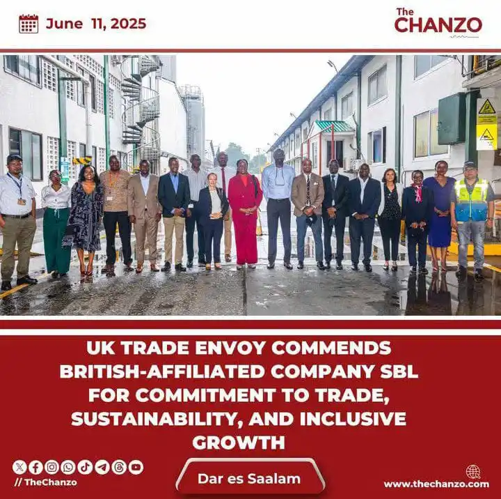 Image from TheChanzo: *UK Trade Envoy Commends British-Affiliated Company SBL for Commitment...