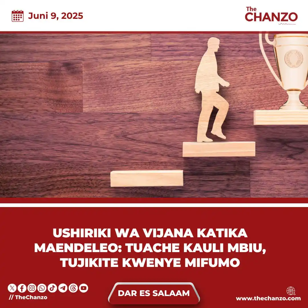 Image from TheChanzo: *Ushiriki wa Vijana katika Maendeleo: Tuache Kauli Mbiu, Tujikite kwen...