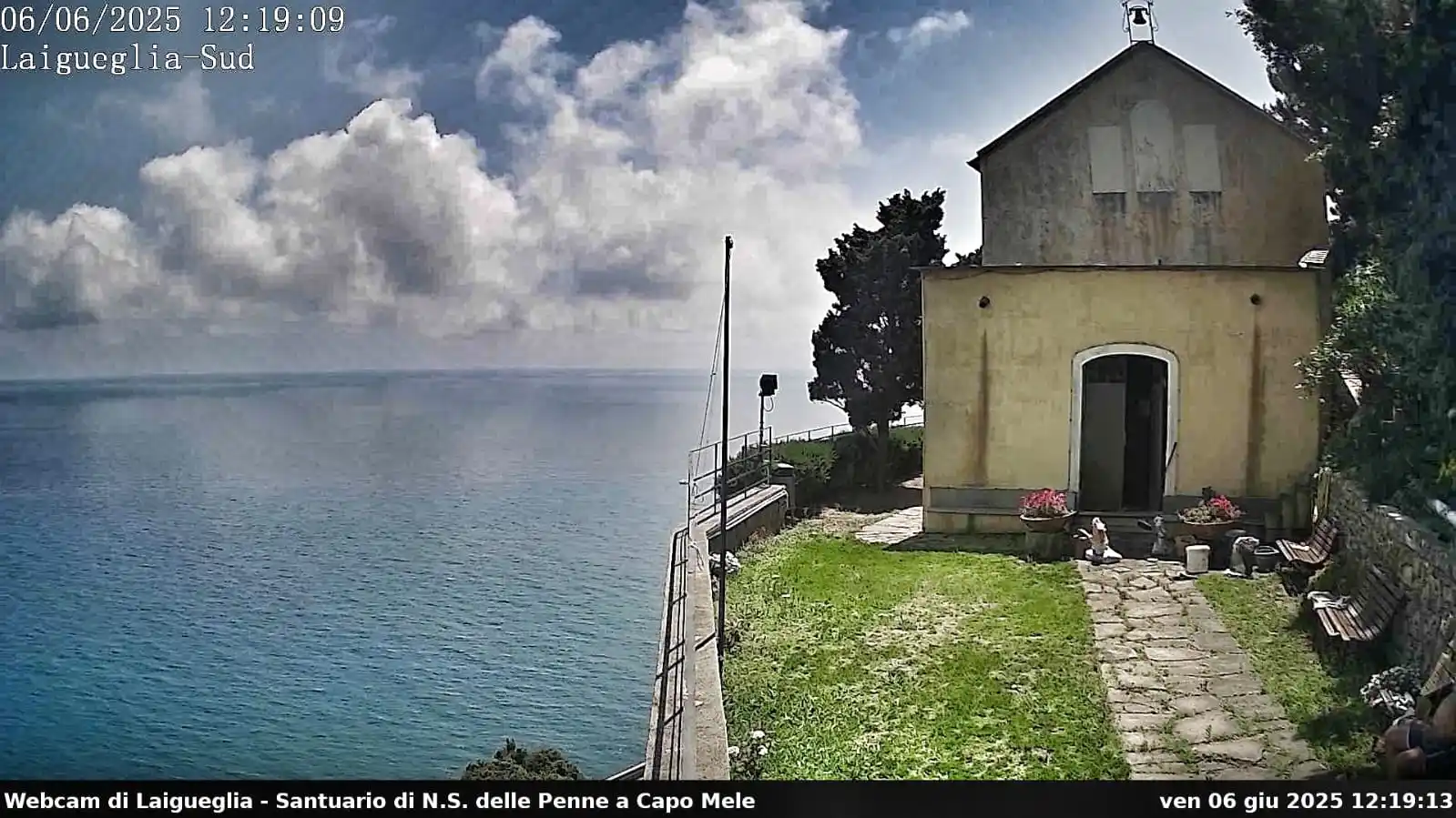 Image from MeteoLaigueglia: Webcam live su www.meteolaigueglia.jimdo.com Visita virtuale al Santu...
