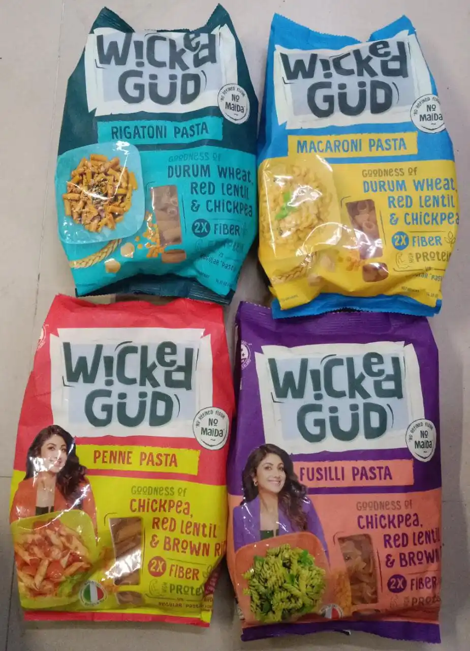 Image from Shopmazza: WICKED GUD PASTA 400 GM ₹110 (MRP ₹220)...