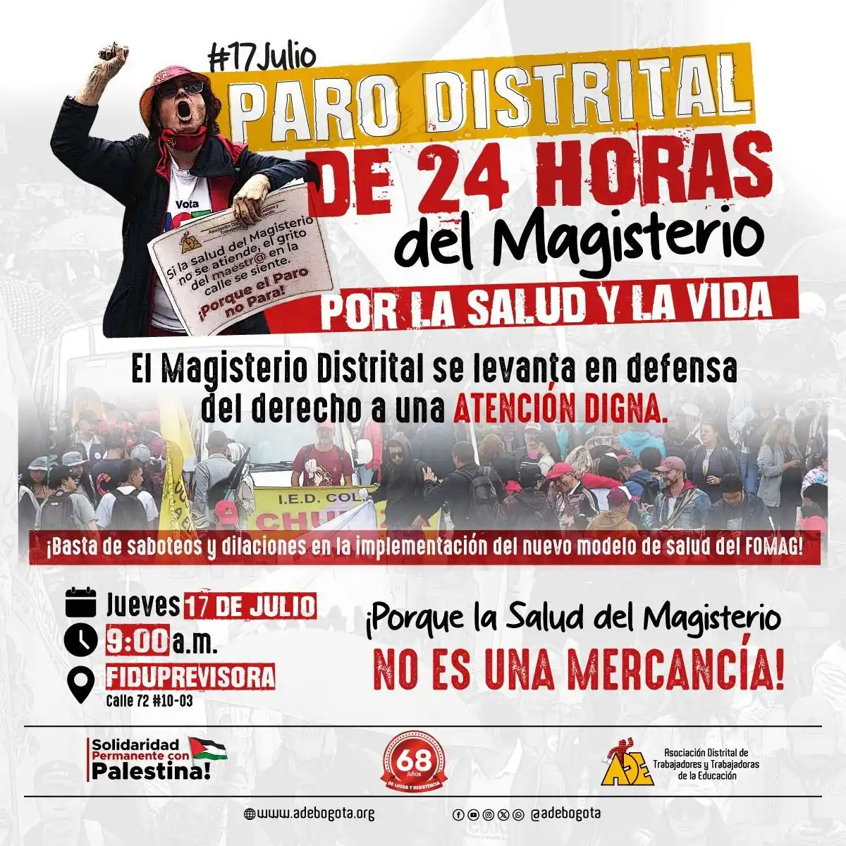 Image from FUERZA DOCENTE ๐ฉ FISCALรA ADE ๐ต๐ธ PALESTINA LIBRE ๐ฒ๐ฉ๐ซ : ๐ข <a class="text-blue-500 hover:underline cursor-pointer" href="/hash...