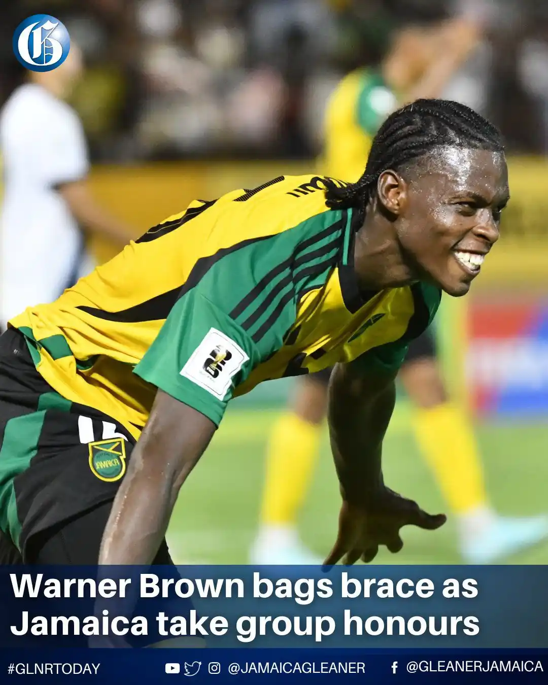 Image from The Gleaner Company (Media) Limited: A brace from Warner Brown and a lone strike from Jonathan Russell saw ...