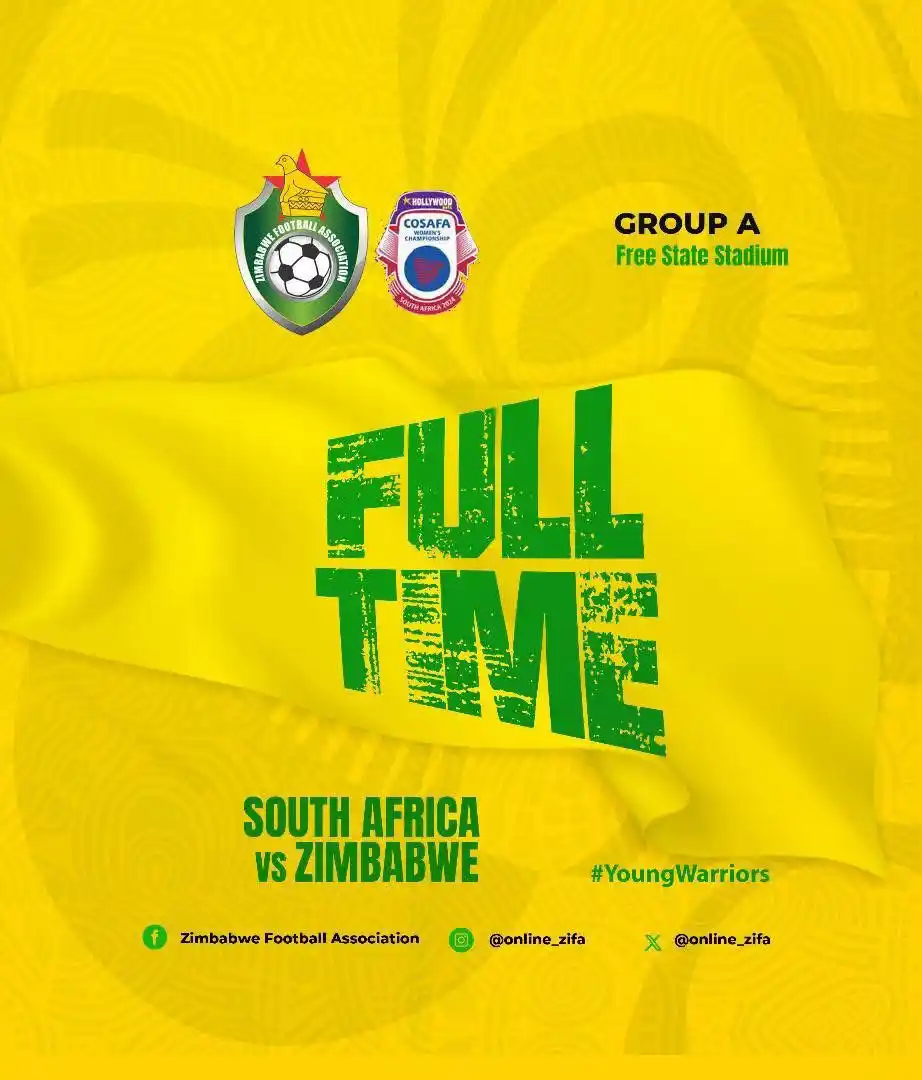 Image from 3Ktv Zimbabwe (Dstv Channel 293): Add a caption... Defeat South Africa 2-0 Zimbabwe <a class="text-bl...