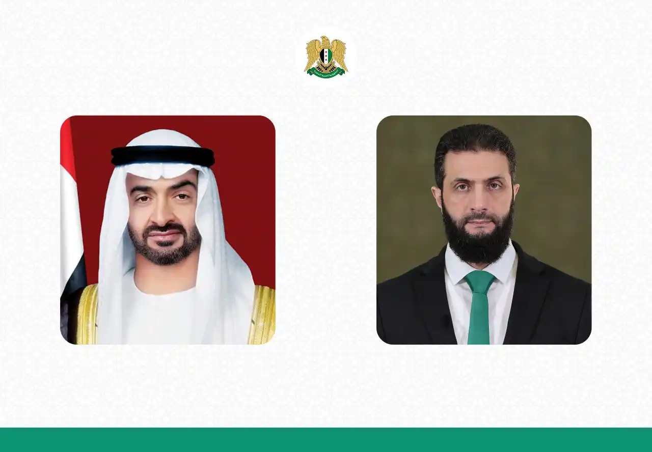 Image from سماحلب: أجرى رئيس الجمهورية العربية السورية السيد أحمد الشرع، اتصالاً هاتفياً ...