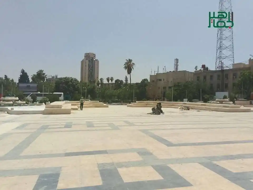 Image from سماحلب: اللمسات الأخيرة: افتتاح ساحة سعد الله الجابري أصبح وشيكاً دخلت الأعما...