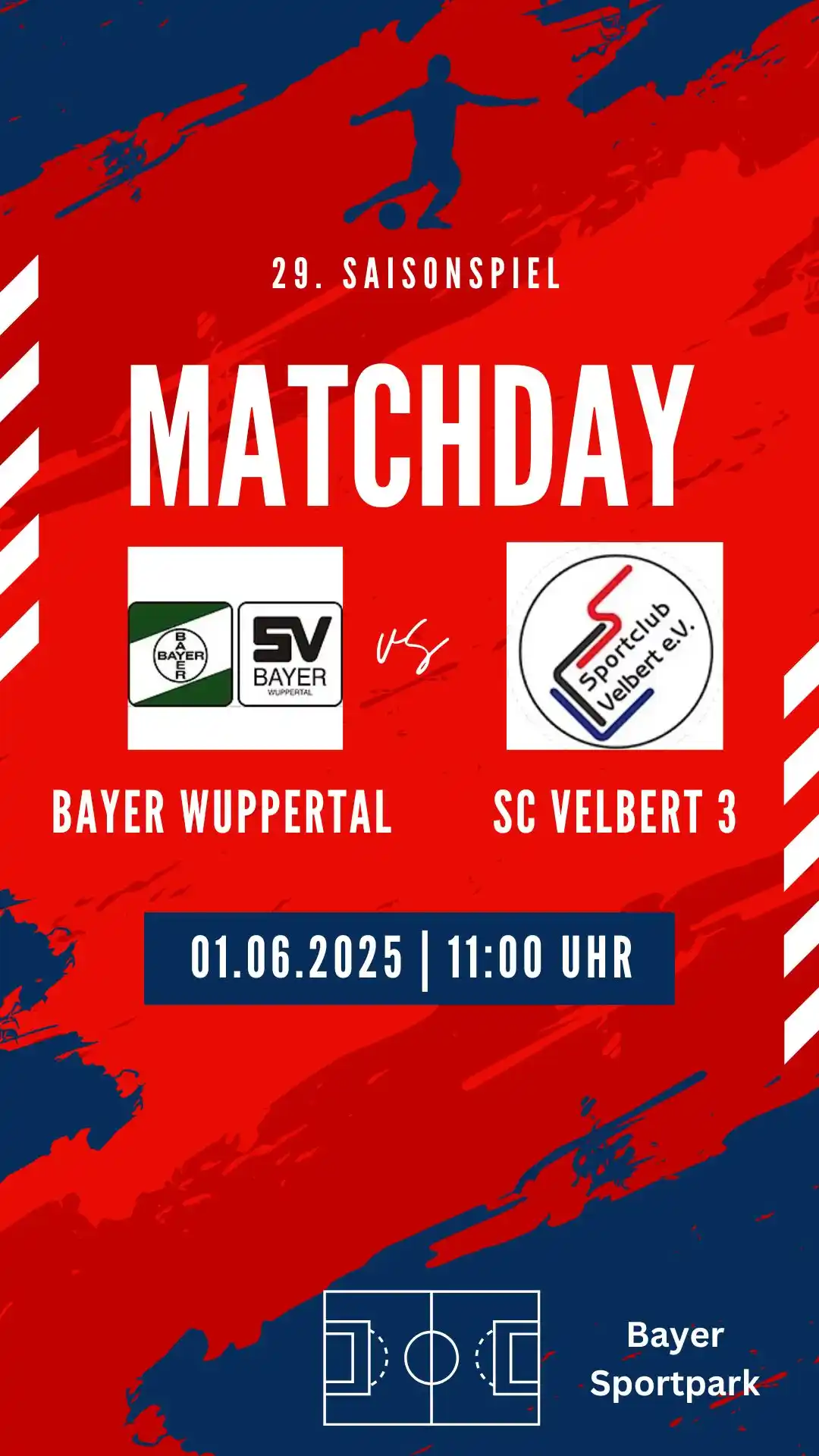 Image from SC Velbert : *Am Sonntag heißt es ein letztes Mal volle Konzentration und hoffentli...